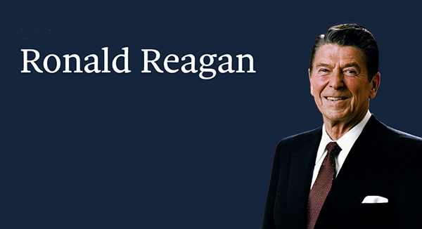 Ronald Reagan, 40th President of the United States of America