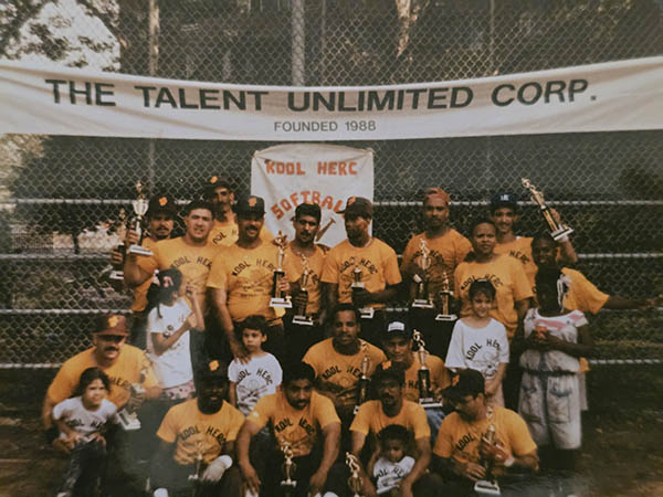 TUC vs Musica Kool Herc Softball Classic circa 1988