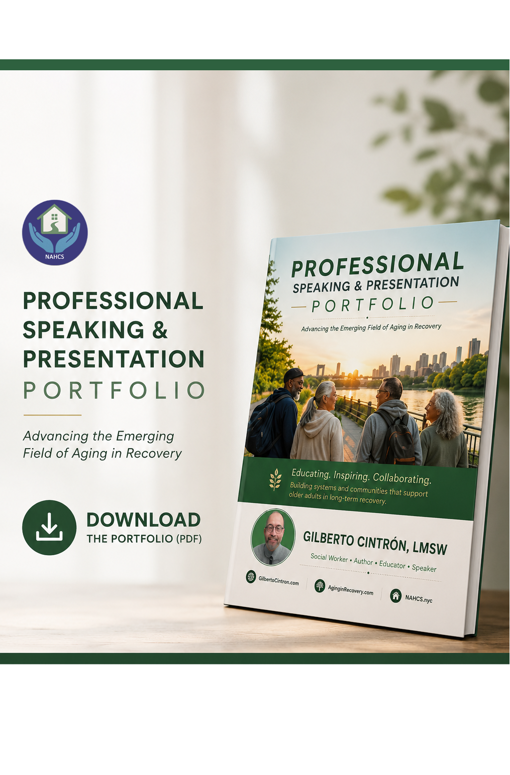 Download the Professional Speaking & Presentation Portfolio